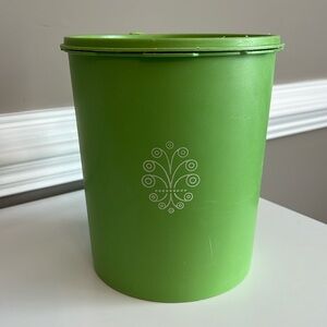 Vintage Green Tupperware Container